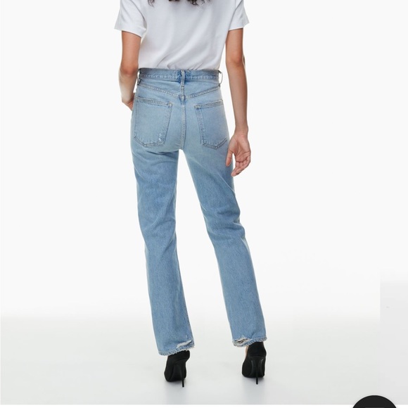 Agolde 90’s Pinch Waist Jeans in Soundwave - Picture 1 of 7